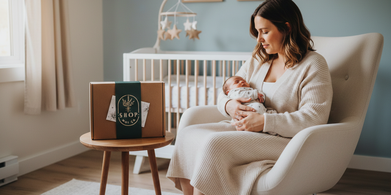 5 idées de cadeaux de naissance à distance pour une collègue qui devient maman