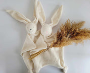 Doudou Lapinou, bamboo velour - ecru