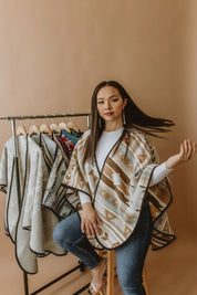Sand Reversible Eco-Friendly Shawl – MINI TIPI