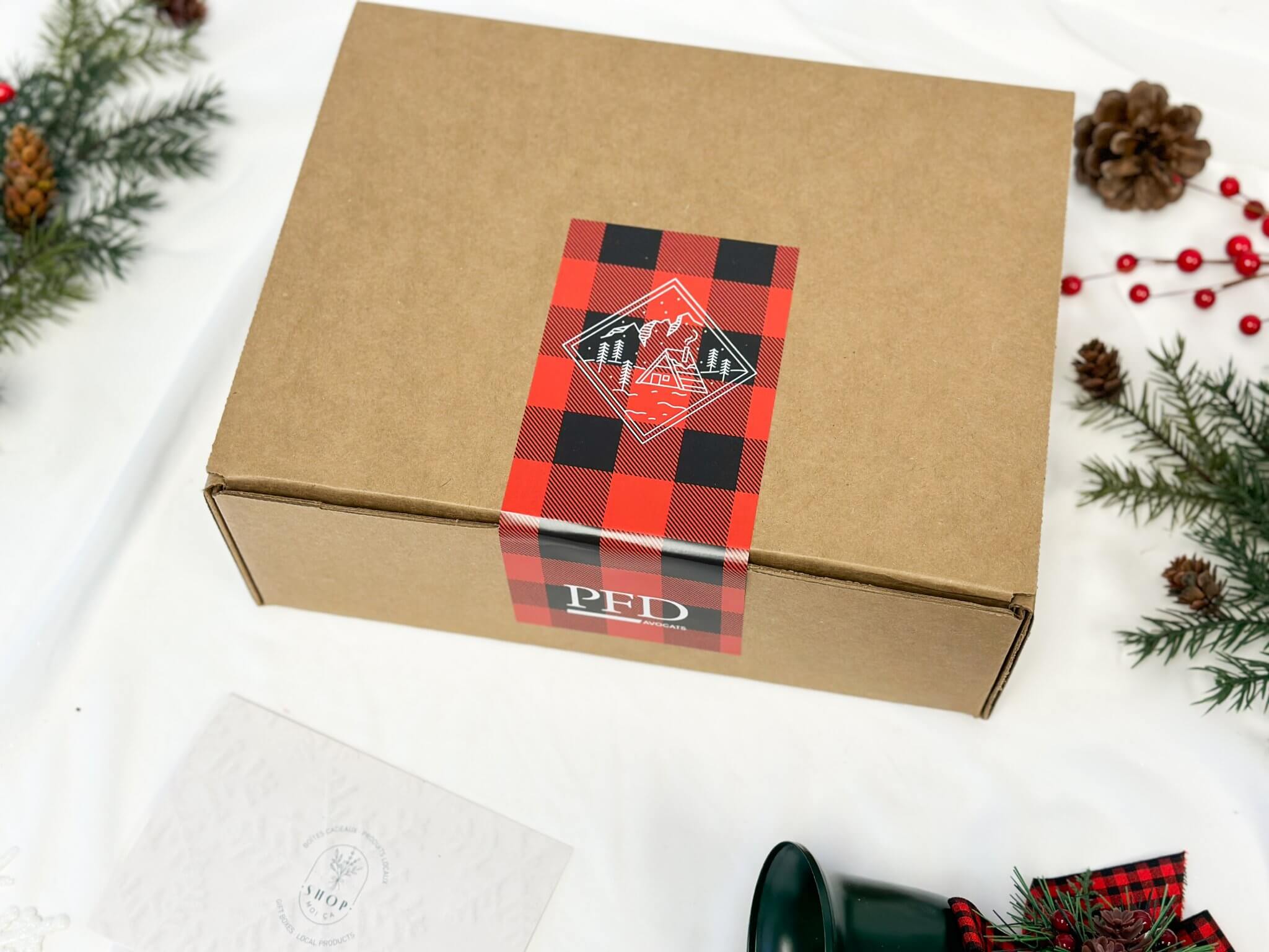 Customized corporate packaging by the batch