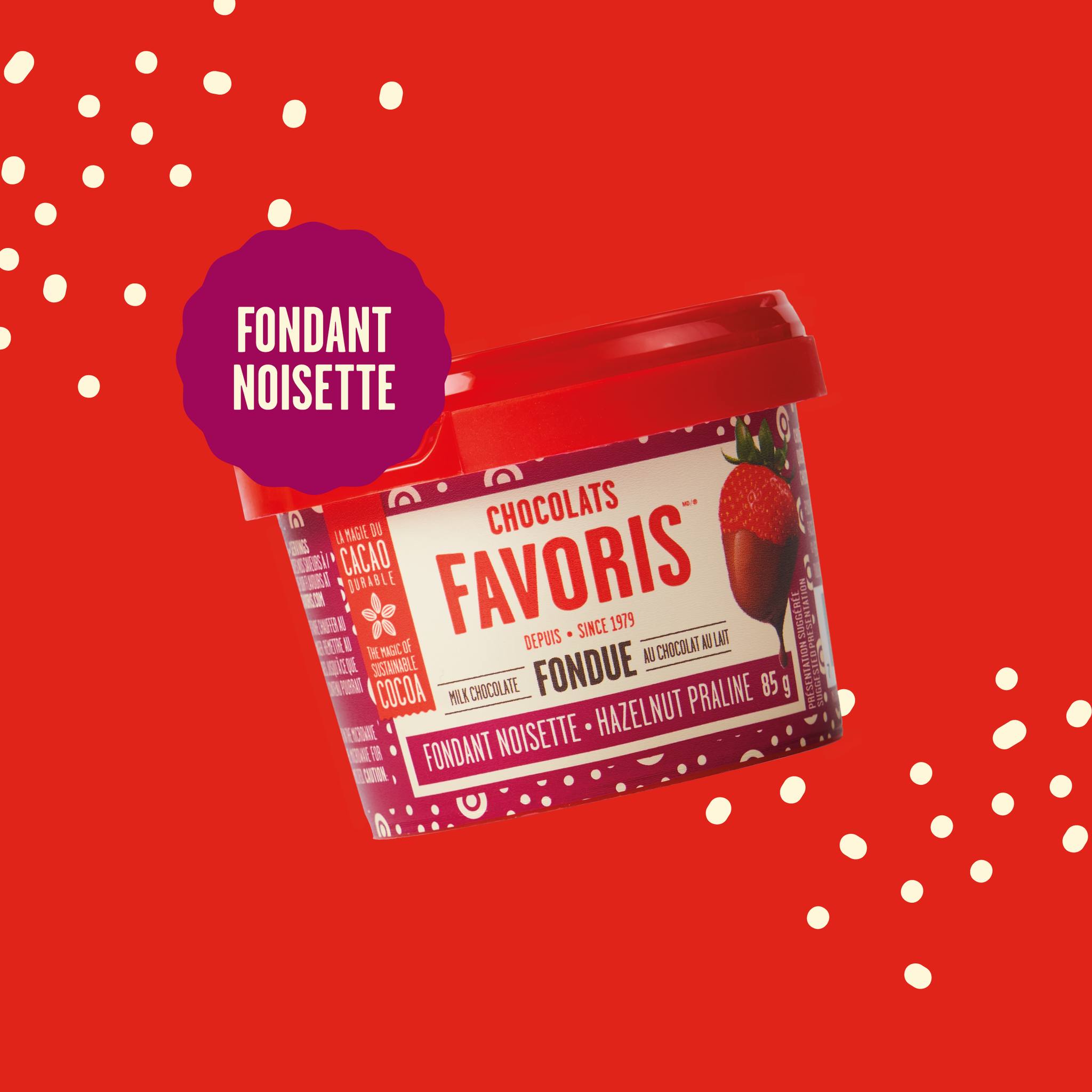 Mini chocolate fondue