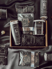 boite cadeau gourmandises locales noir unisexe