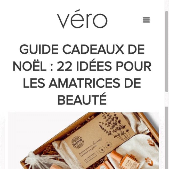 VÉRO | Guide cadeaux de Noël: 22 idées pour les amatrices de beauté