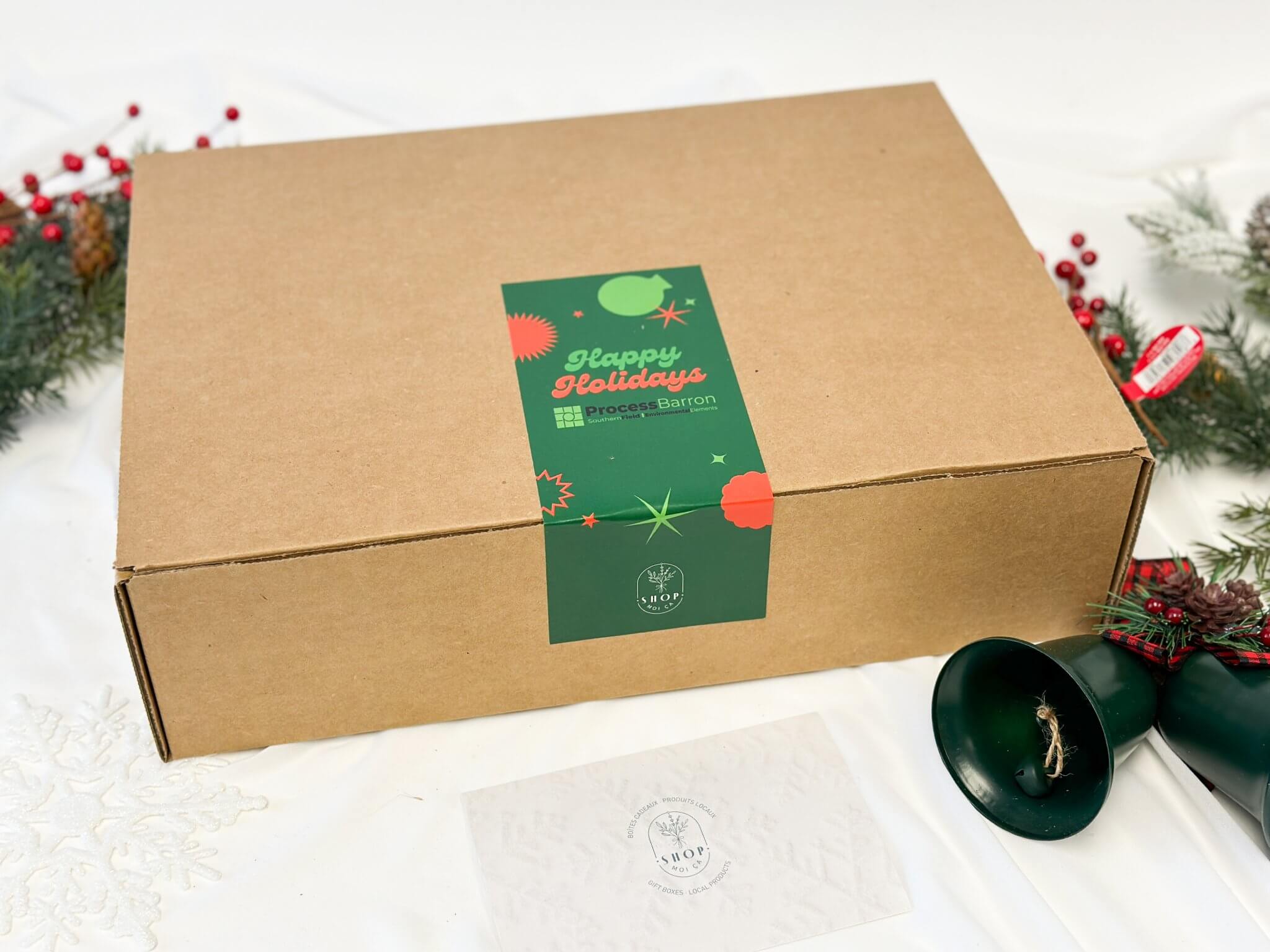 Customized corporate packaging by the batch