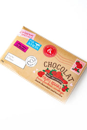 Dark Chocolate Bar with Red Berries