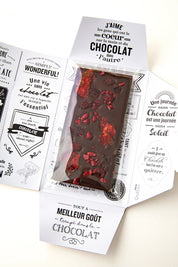 Dark Chocolate Bar with Red Berries