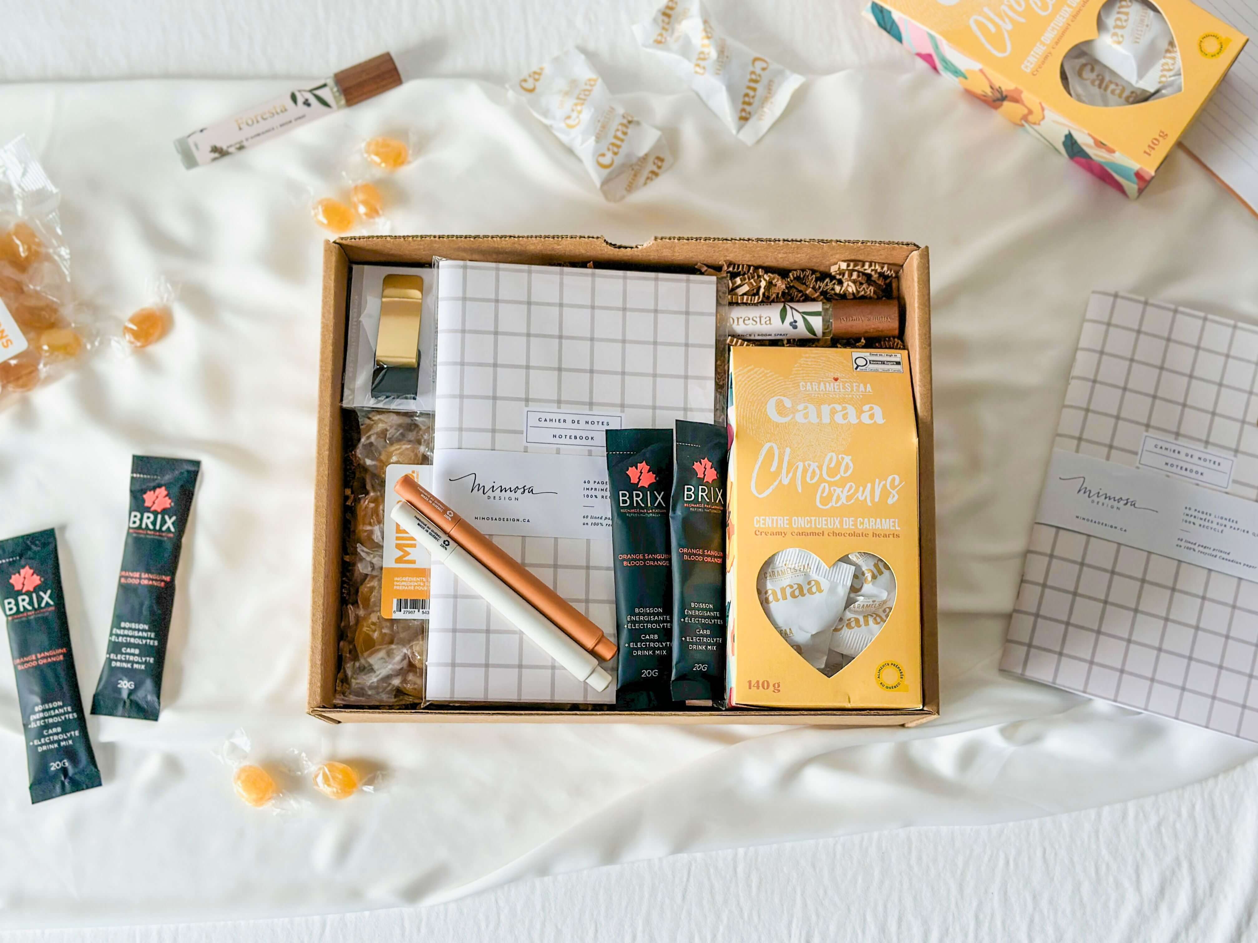 boîte cadeau pour employé télétravail produits locaux