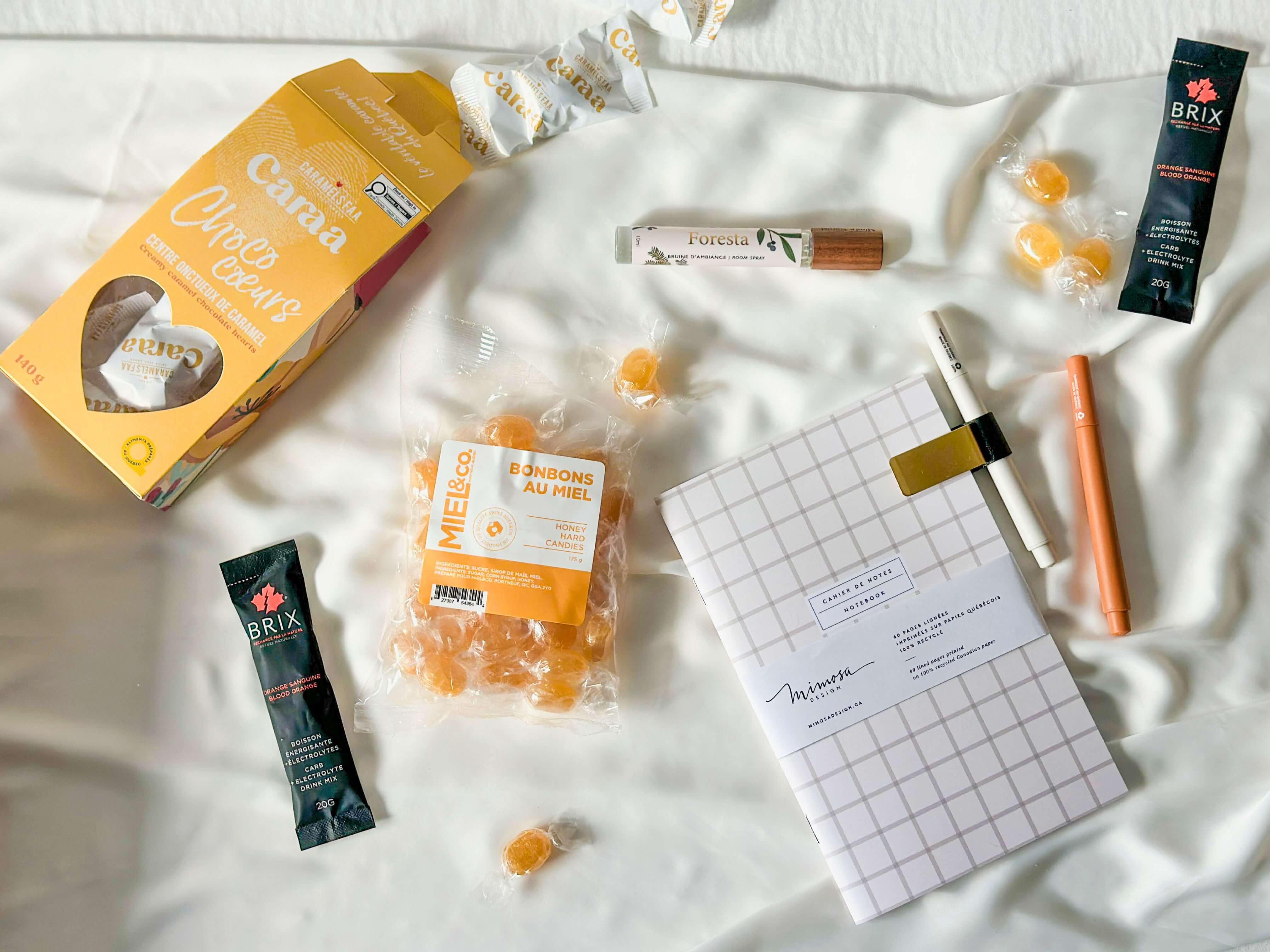 boîte cadeau pour embauche nouvel employé produits locaux