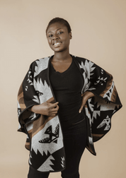 Thunderbird Reversible Eco-Friendly Shawl 