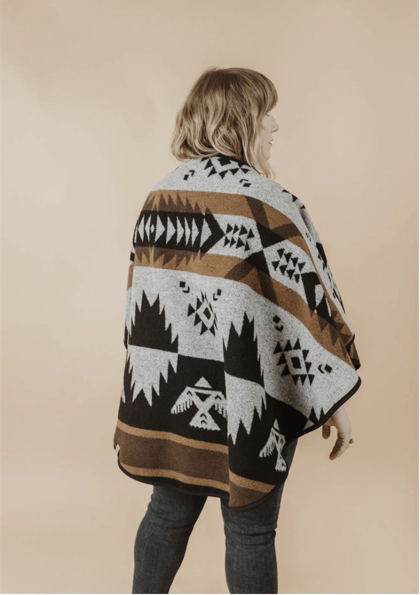 Thunderbird Reversible Eco-Friendly Shawl 