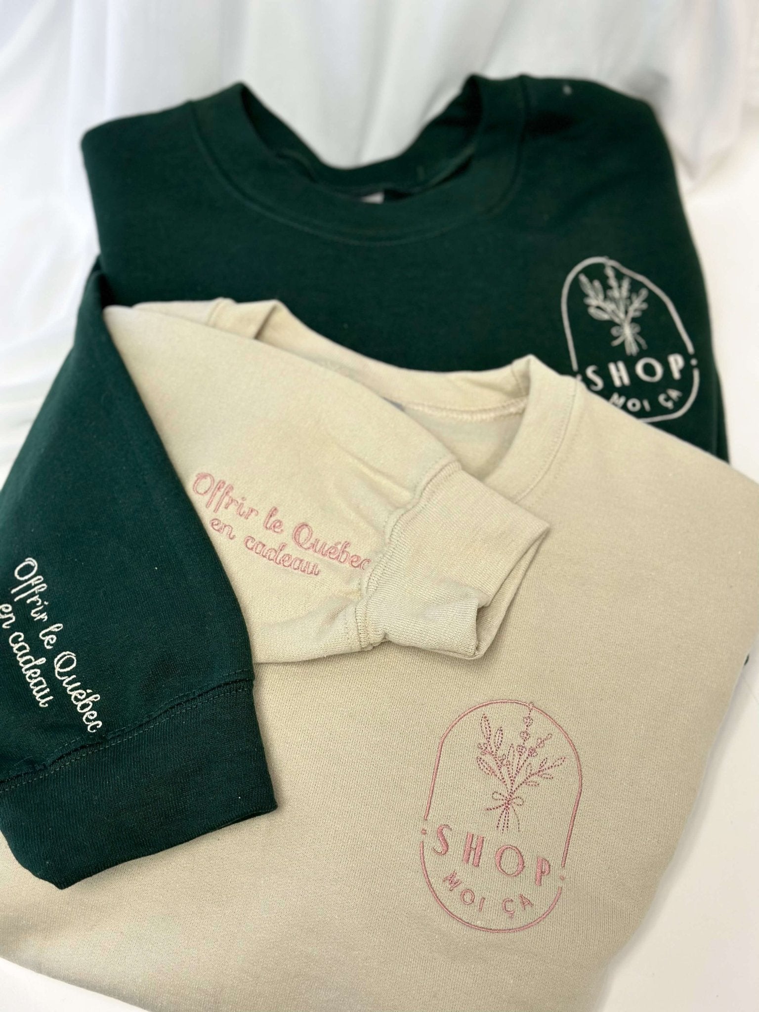 Shop moi ça Beige crewneck sweater