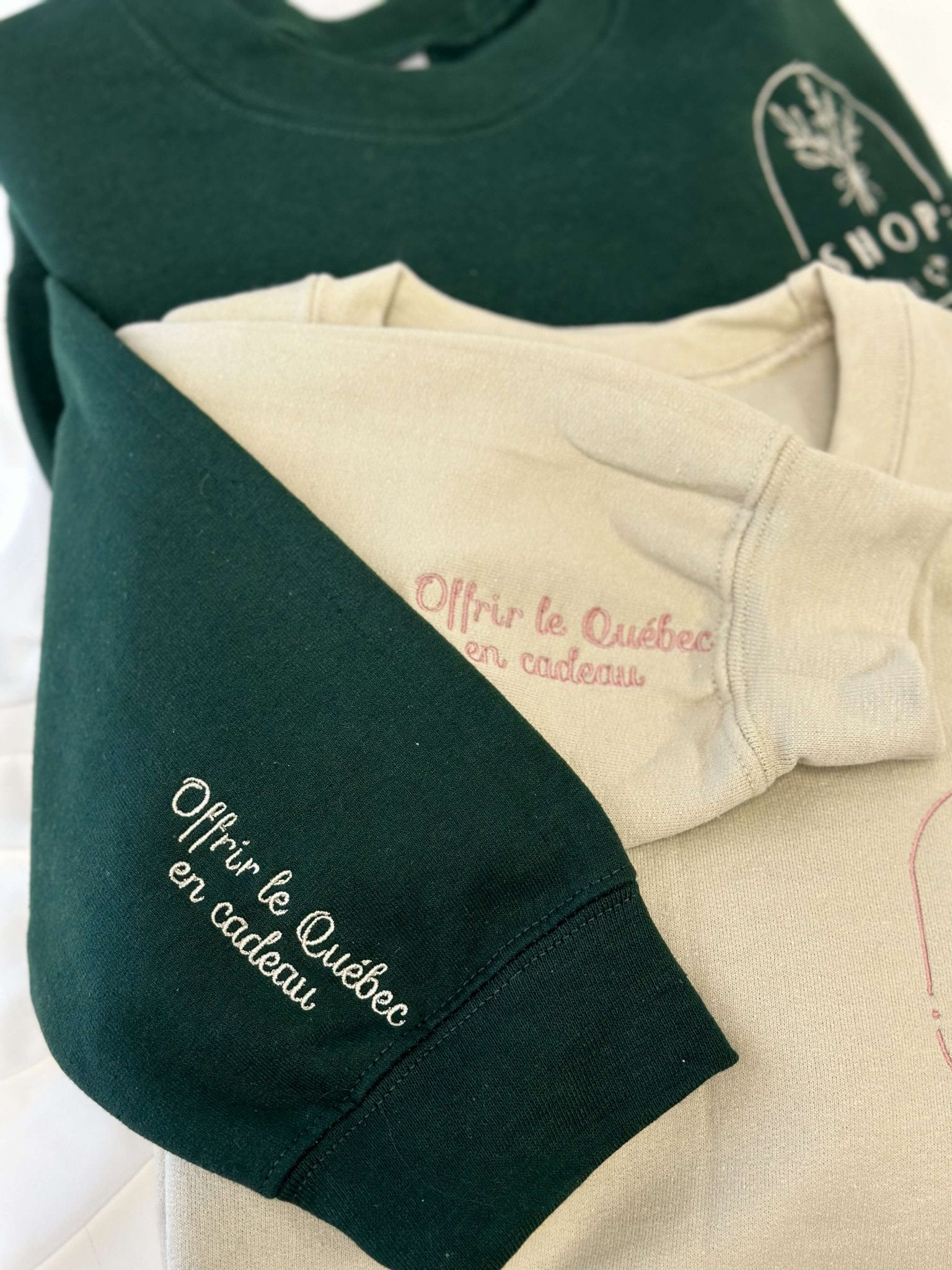 Shop moi ça Green crewneck sweater