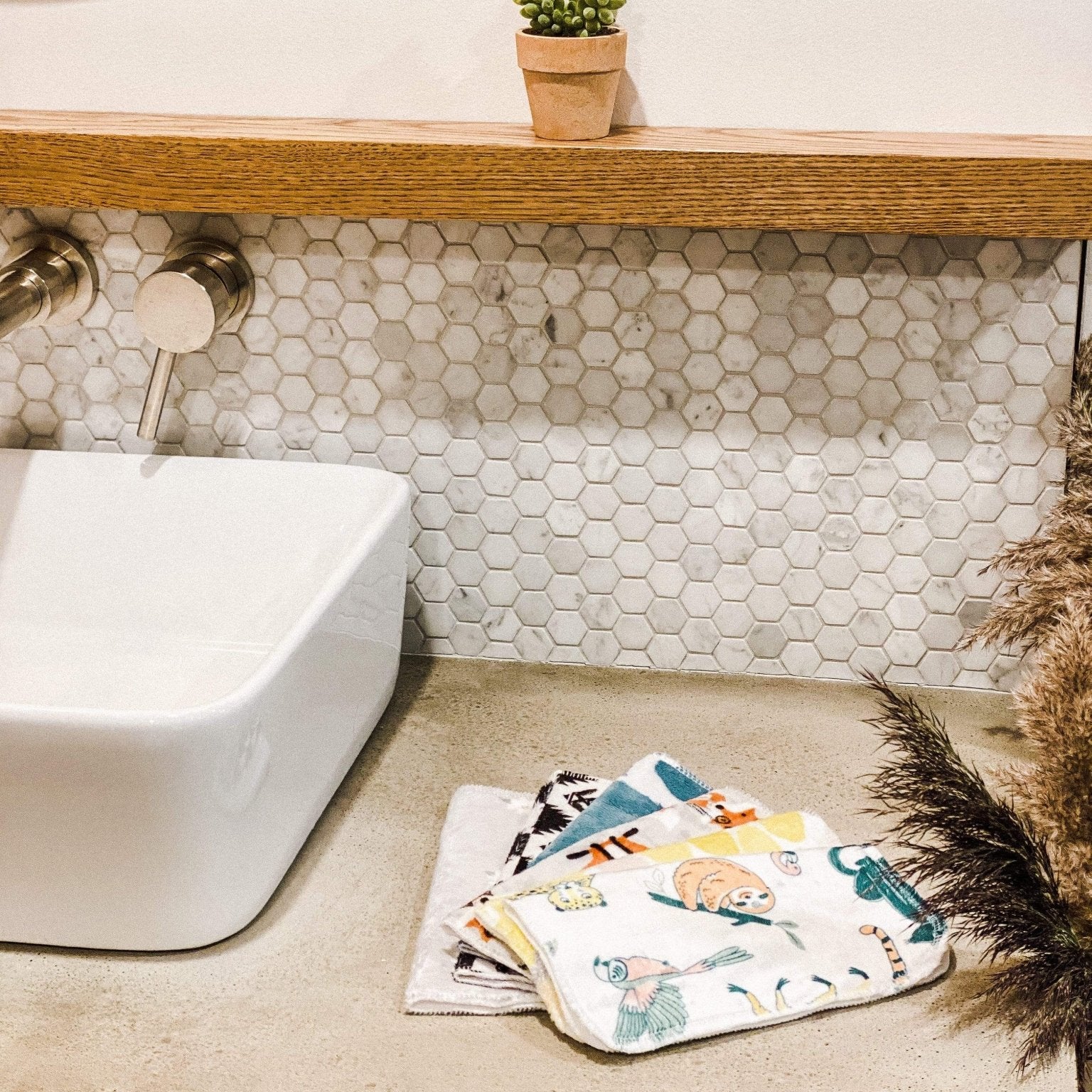 débarbouillettes douces shop moi ça faite de Minky et flanelle de coton